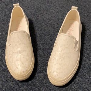 *Calvin Klein* white shoe